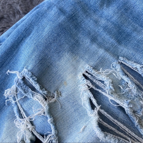 American Eagle High Rise Distressed Jegging Sz 10 - Picture 7 of 7